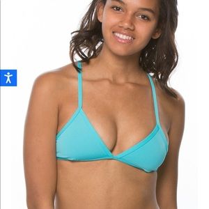 Jolyn “Hawaii blue” triangle bikini top